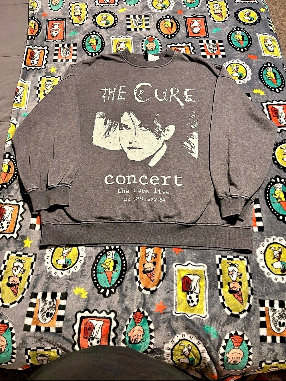 The Cure Concert Sweatshirt FITS LIKE 2X/3X
